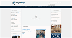 Desktop Screenshot of hayalyapi.com